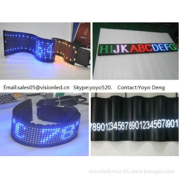P7.62 circle shape SMD3528 indoor screen flexible led curtain display